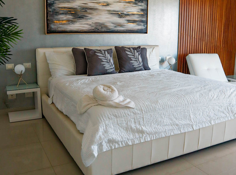 Mareazul Beach Condo at Playa del Carmen | 3br Penthouse - Main Bedroom